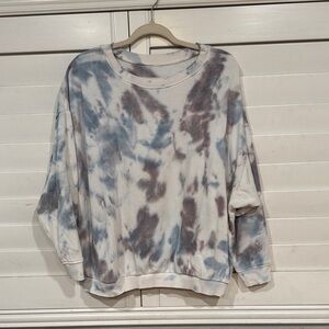 Free People Cream Knit Top